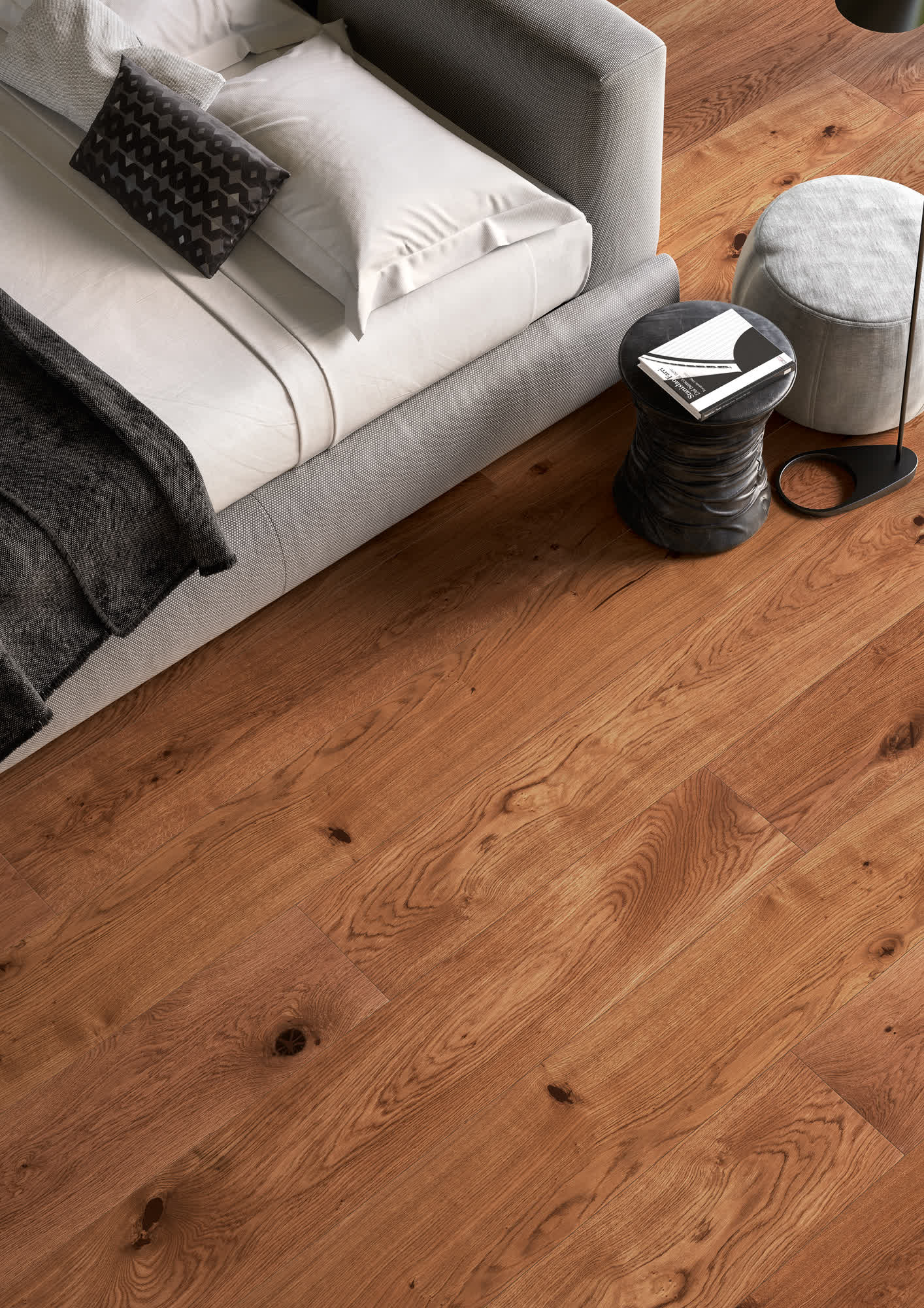 Camera letto rovere teak