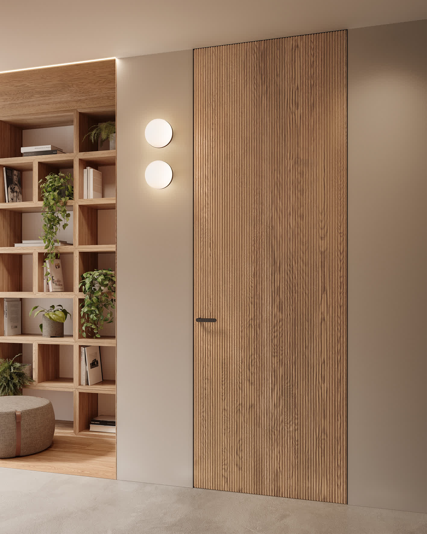 Boiserie quadra ROVERE SETA controcampo