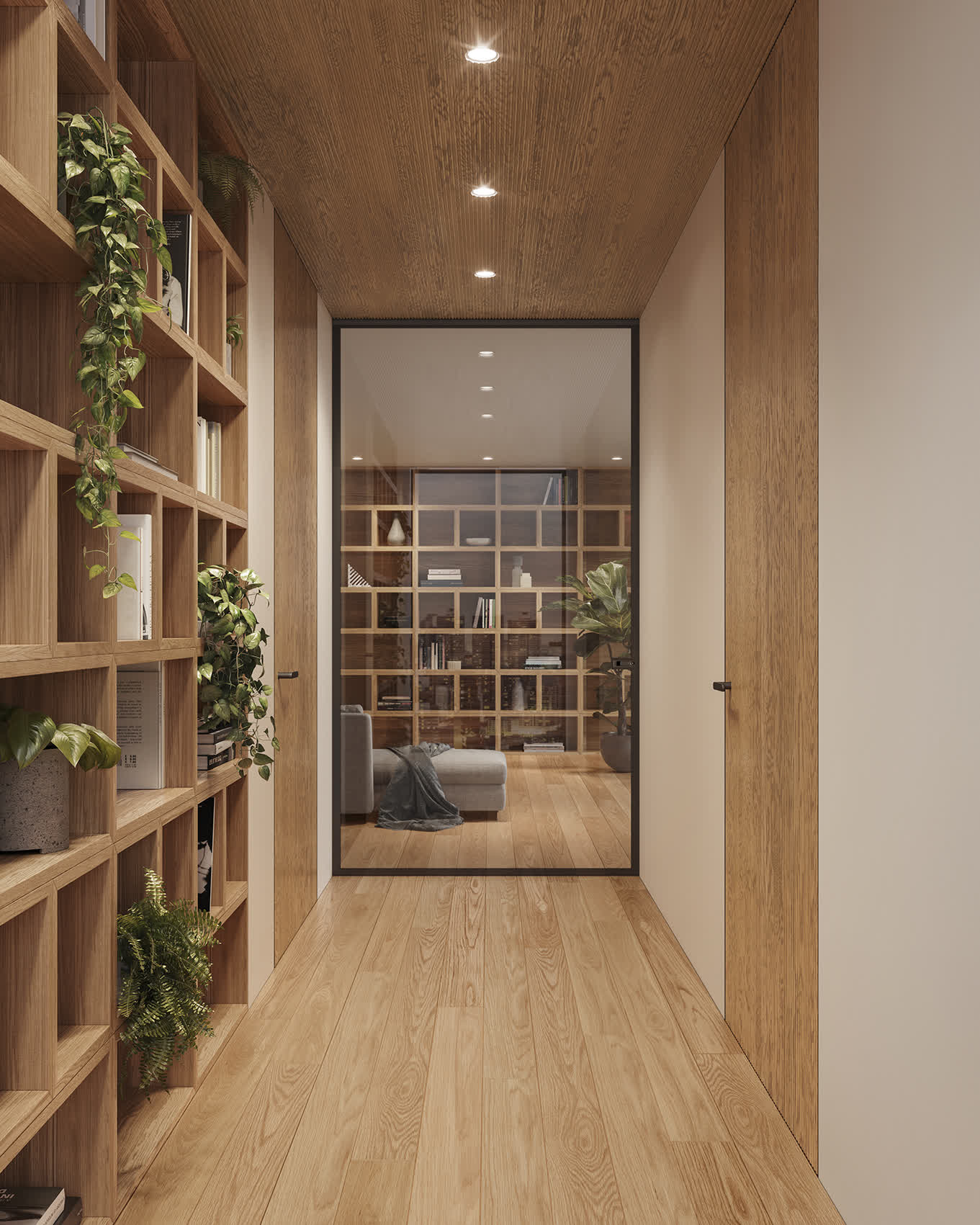 Boiserie quadra ROVERE SETA versione stretta sl