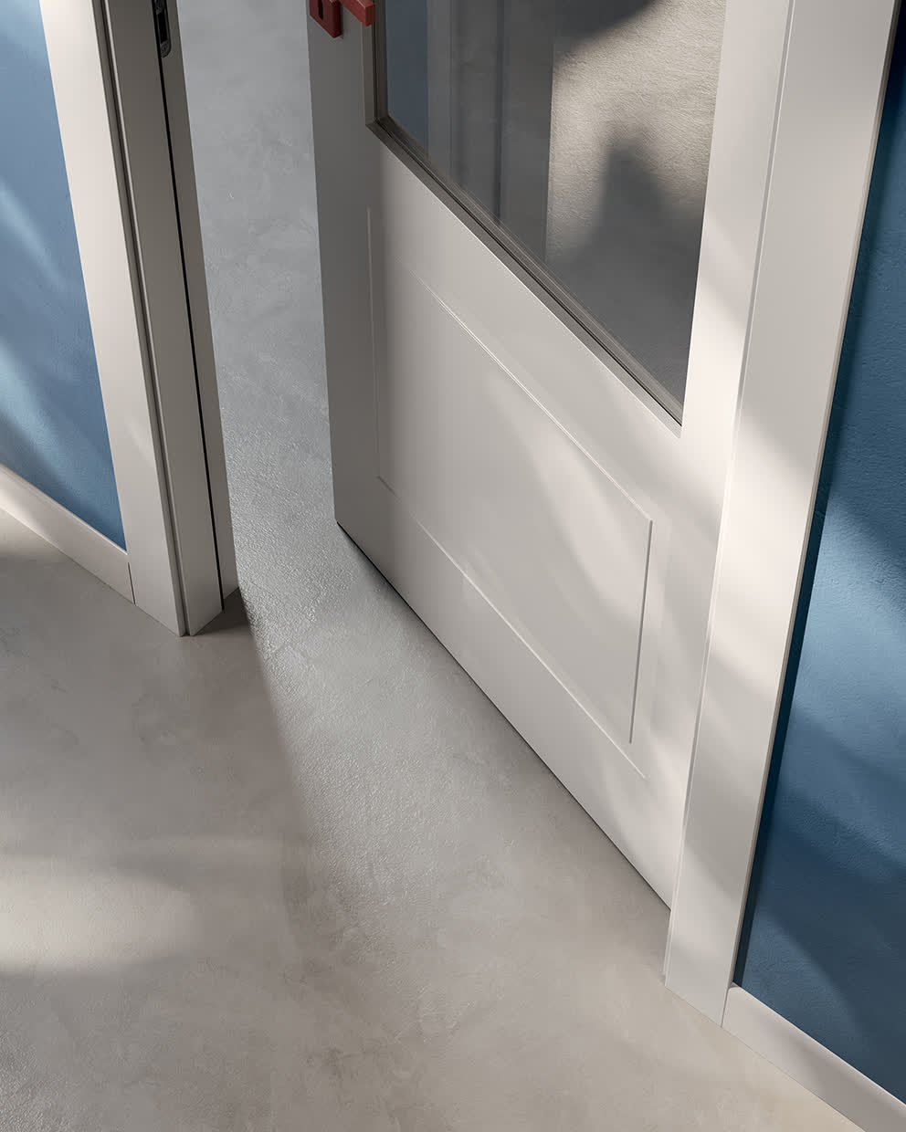 ECOQUADRA 1B1V Bianco Opaco Maniglia Area51 RAL3031 CU