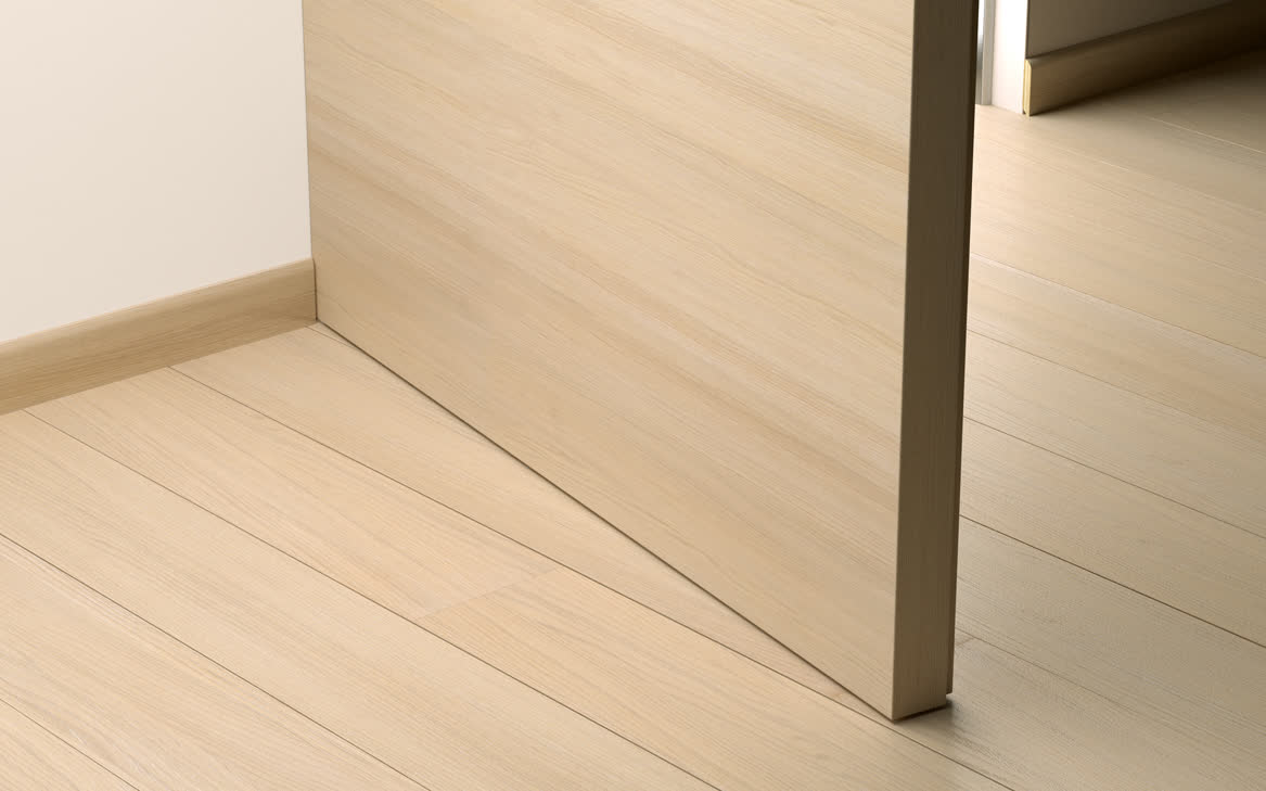 Garofoli battiscopa rovere Ice normale aperta
