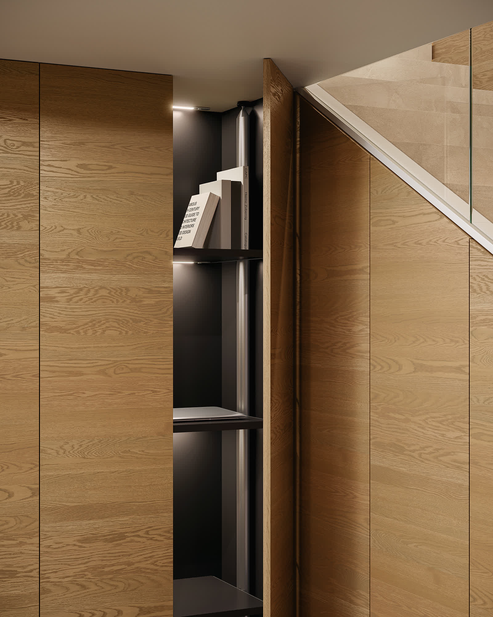 Miria Smooth Rovere Naturale Sottoscala CU2