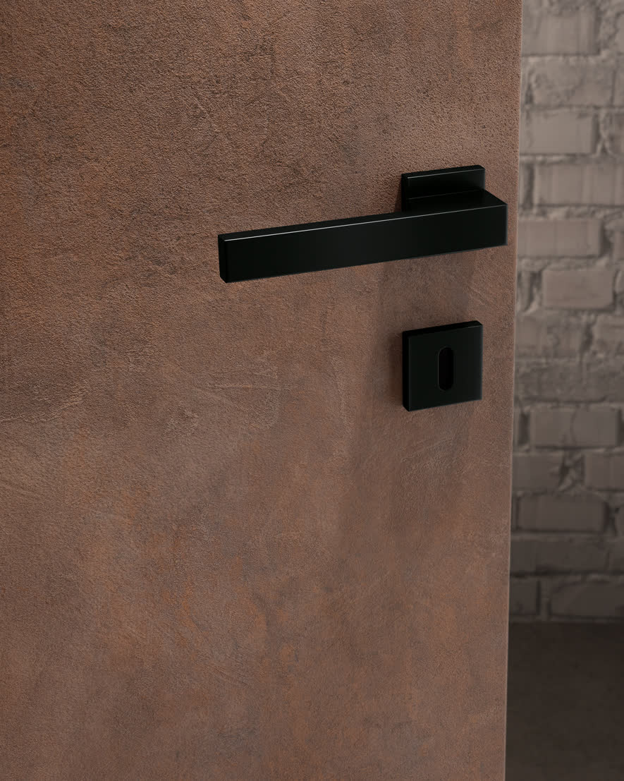 No Limits LON 1Lpart porta interamente in malta corten maniglia area 51 crms