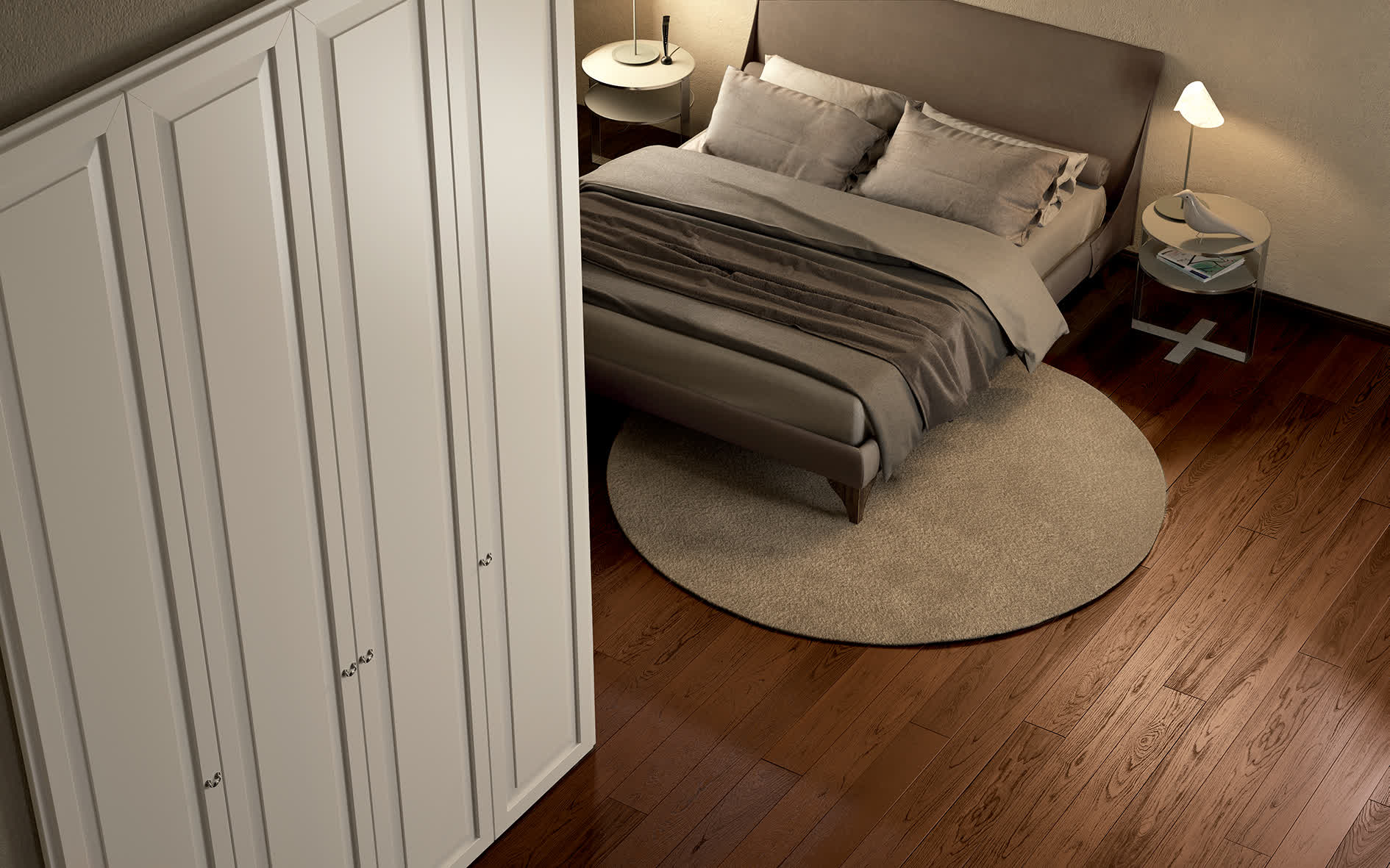 ROVERE PLATINUM CASTAGNO ANTICO 1 camera vista dall alto ROVERE PLATINUM CASTAGNO ANTICO 1 camera vista dall alto