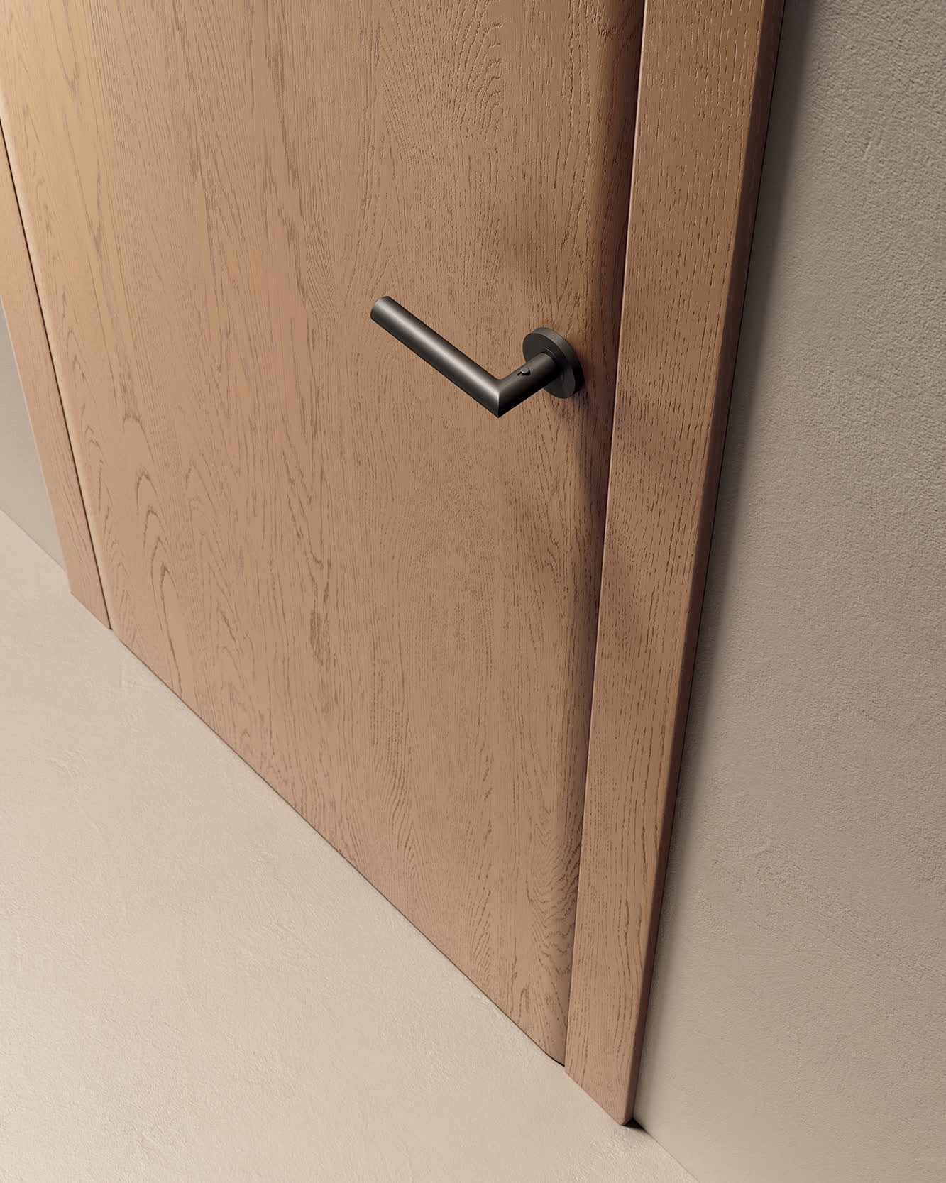 ZERONDA Rovere Caldo Maniglia Lucia Graphit Black CU
