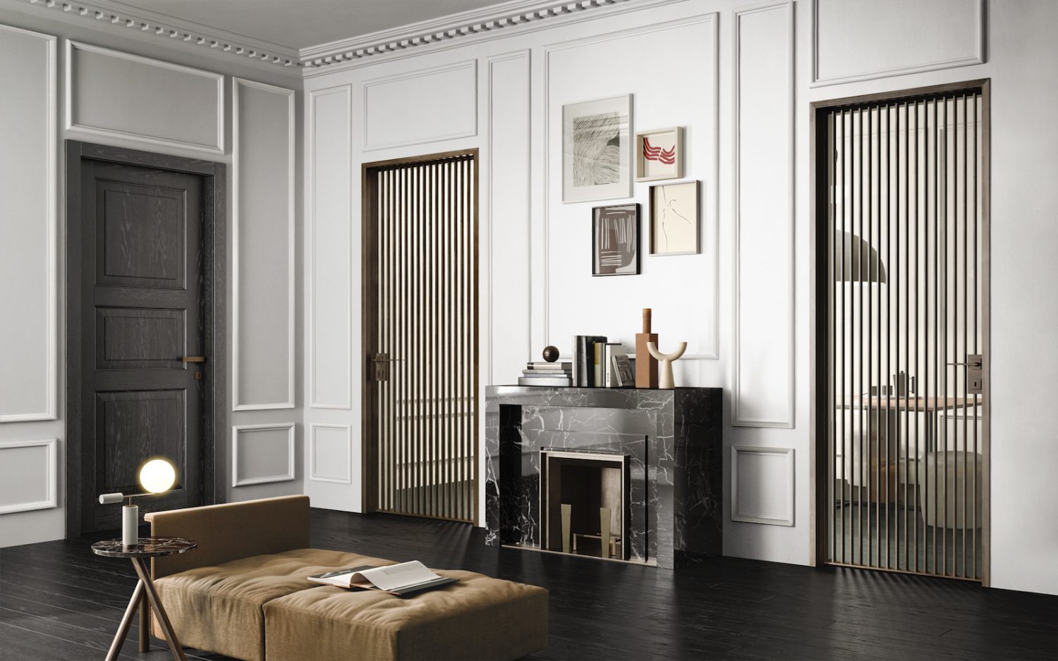 G-LIKE-porte-vetro-moderne-porta-classica-rovere-nero