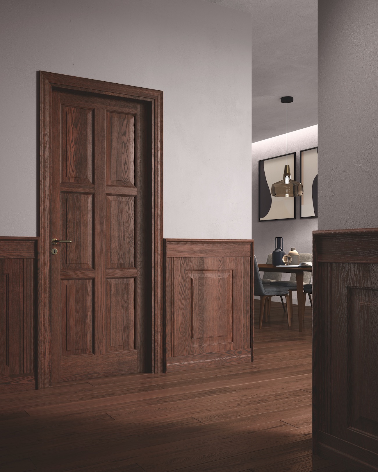 Garofoli Boiserie classica 1B PORTA 6B Parquet Platinum ROVERE WENGE A copia Garofoli Boiserie classica 1B PORTA 6B Parquet Platinum ROVERE WENGE A copia