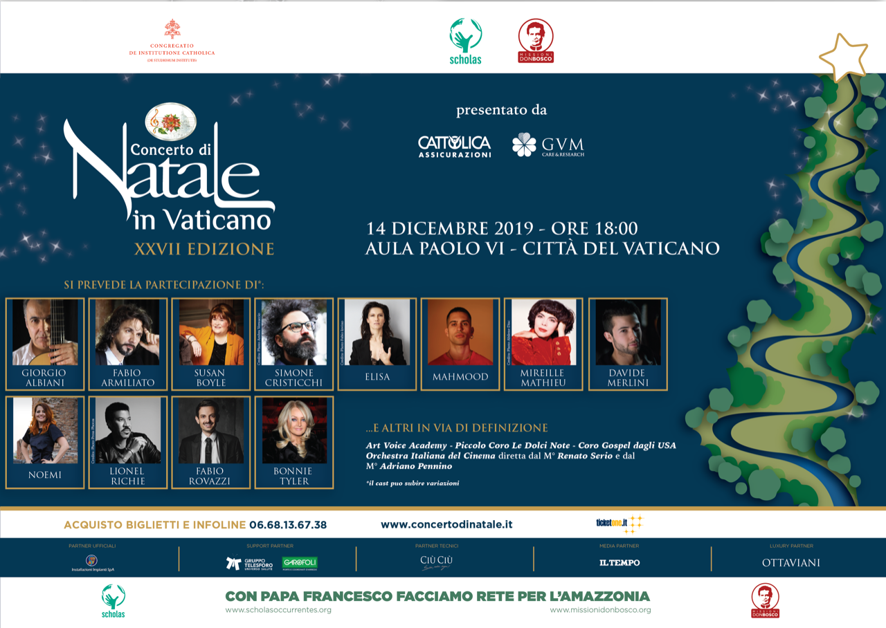 Locandina Concerto di Natale 2019 orizzontale Locandina Concerto di Natale 2019 orizzontale